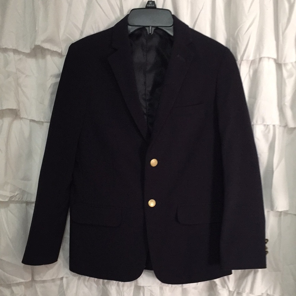 Boys Chaps Navy Blazer